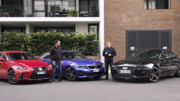 BMW 330i vs Genesis G70 и Lexus IS 350 Comparison