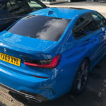 Первый взгляд BMW M340d в цвете Laguna Seca Blue