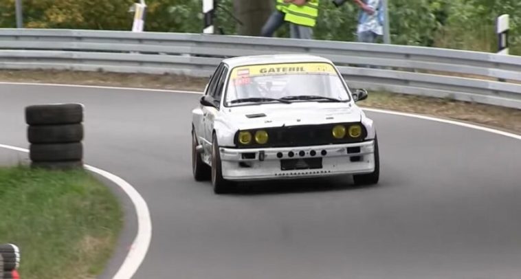 BMW E30 Turbo с 870 л.с. в подъёме на холм