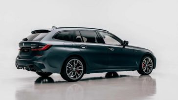 BMW M340i Touring First Edition в сером цвете Frozen Dark Grey