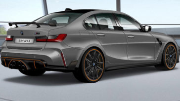 Новый рендер BMW M3 CSL 2025