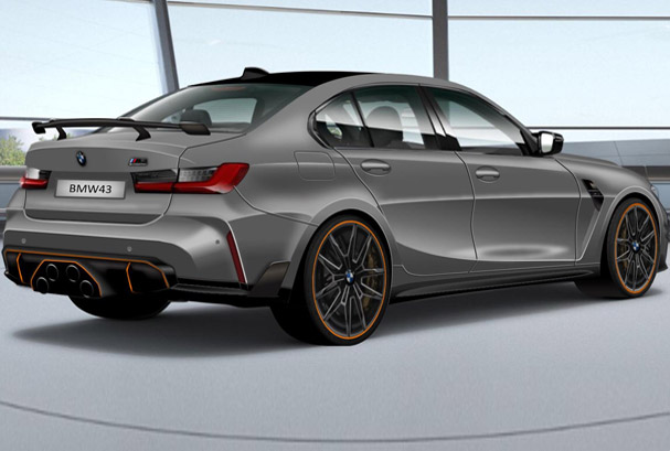 Новый рендер BMW M3 CSL 2025