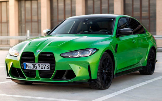 BMW M3 2021 Java Green Metallic