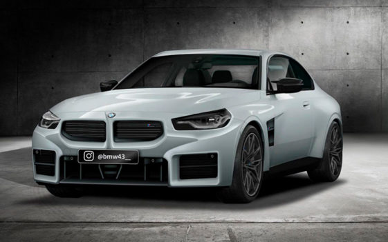Рендер BMW M2 на основе недавней утечки фотографий