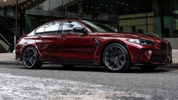 M3 G80 получил новый цвет от BMW Individual: Aventurine Red