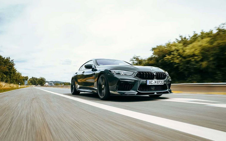 Интересный тестовый экземпляр BMW M8 на Нюрбургринге