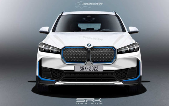 Рендер BMW iX1 2023